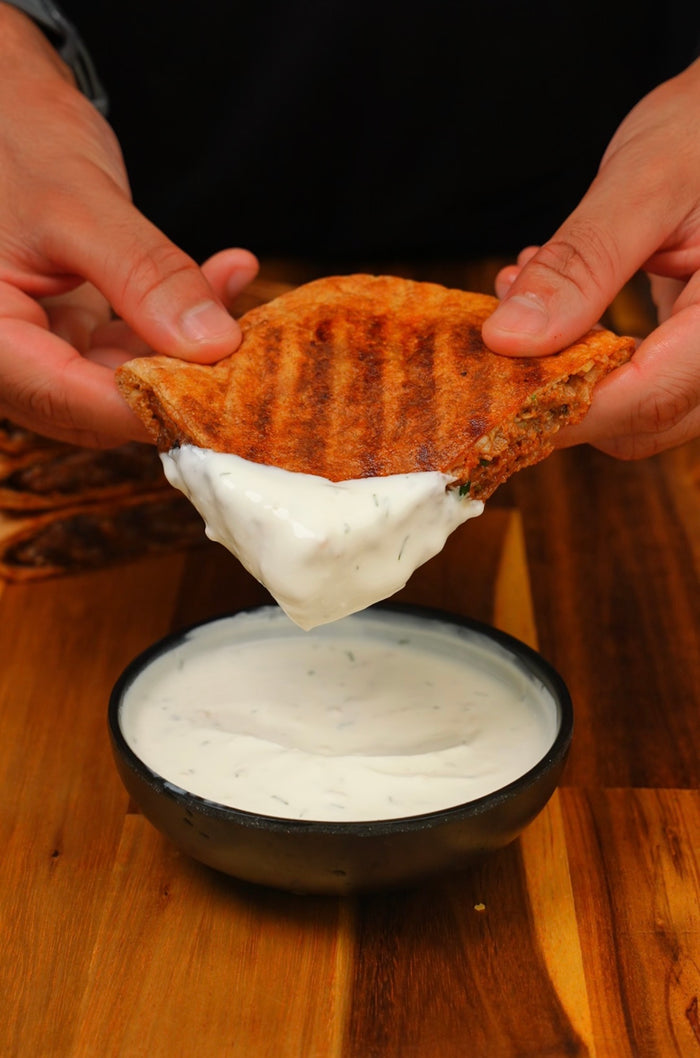 Crispy beef arayes