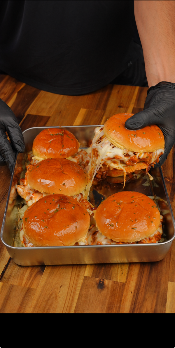 hot honey chicken sliders