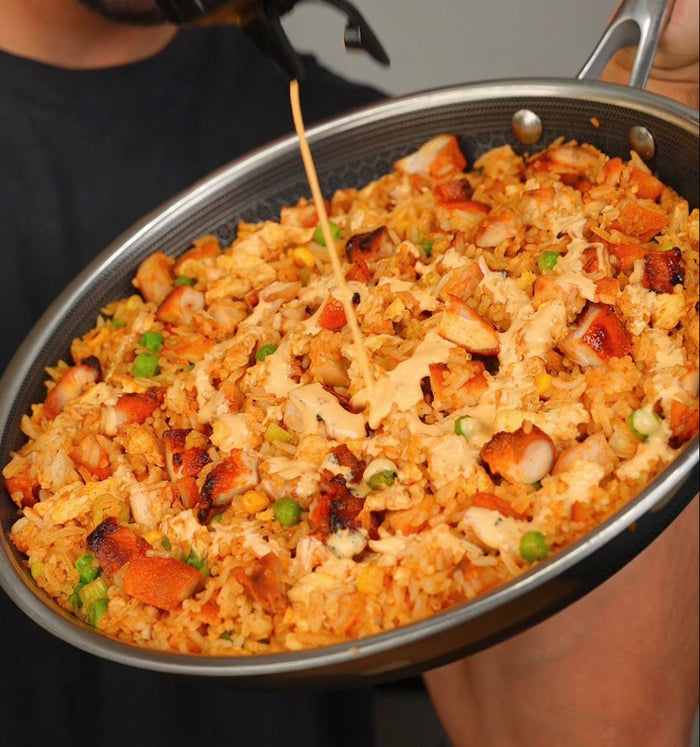 Creamy Gochujang Chicken Fried Rice
