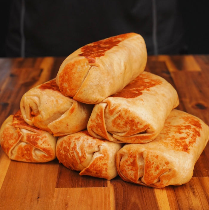 Butter chicken burritos